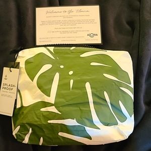 Aloha Collection travel pouch Monstera